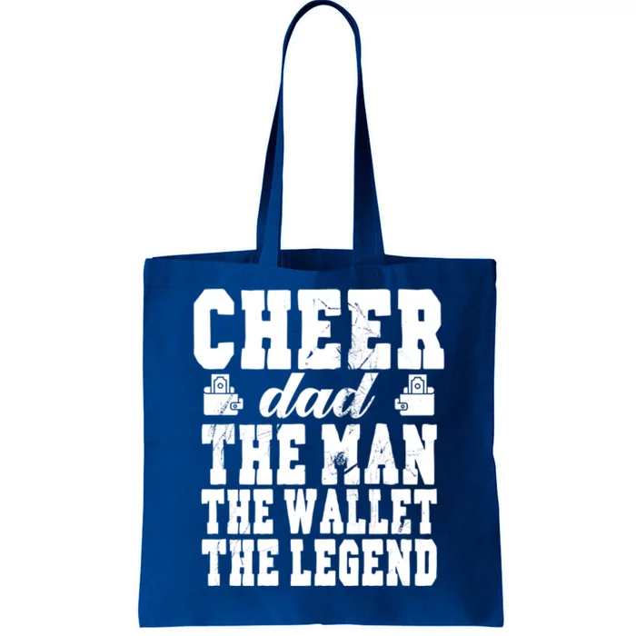 Funny Cheerleader Dad Wallet Legend Cheer Dad Gift Tote Bag