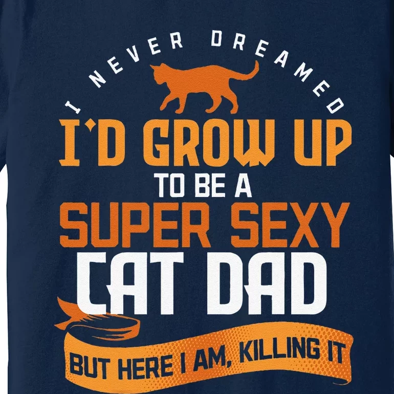 Funny Cat Daddy Kitty Animal Pet Cat Lover Kitten Cat Owners Premium T-Shirt