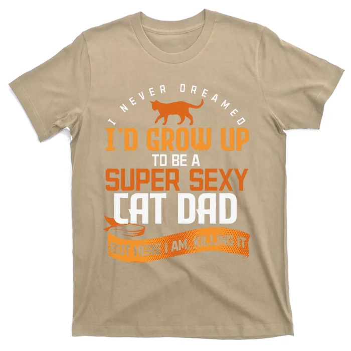 Funny Cat Daddy Kitty Animal Pet Cat Lover Kitten Cat Owners T-Shirt