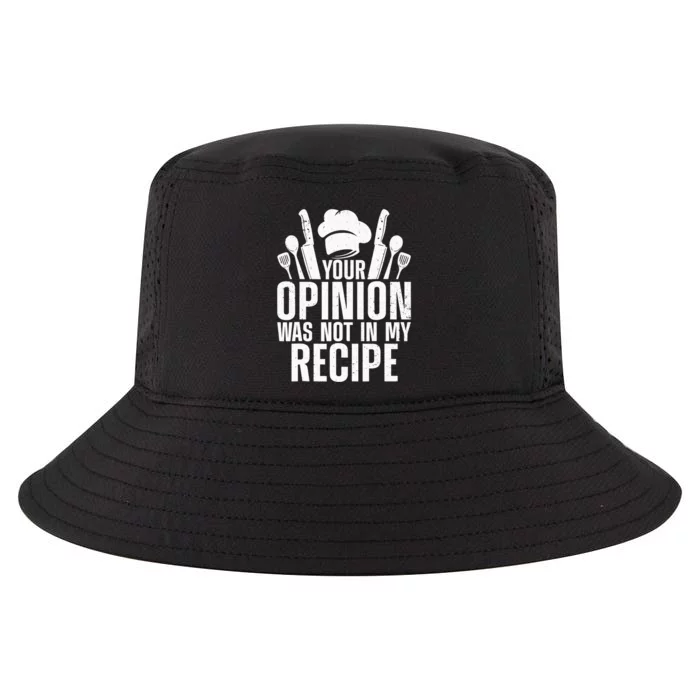 Funny Chef Design Cooking Lover Culinary Cook Cool Comfort Performance Bucket Hat