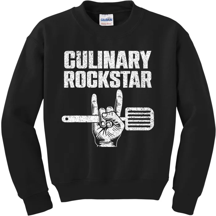 Funny Culinary Design For Men Women Chef Cook Culinary Lover Kids Sweatshirt