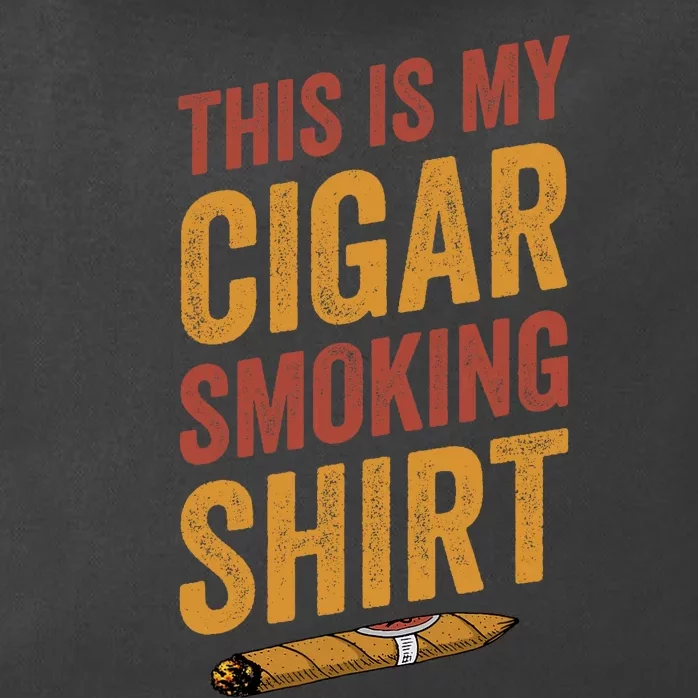 For Cigar Dad This Is My Cigar Smoking Zip Tote Bag