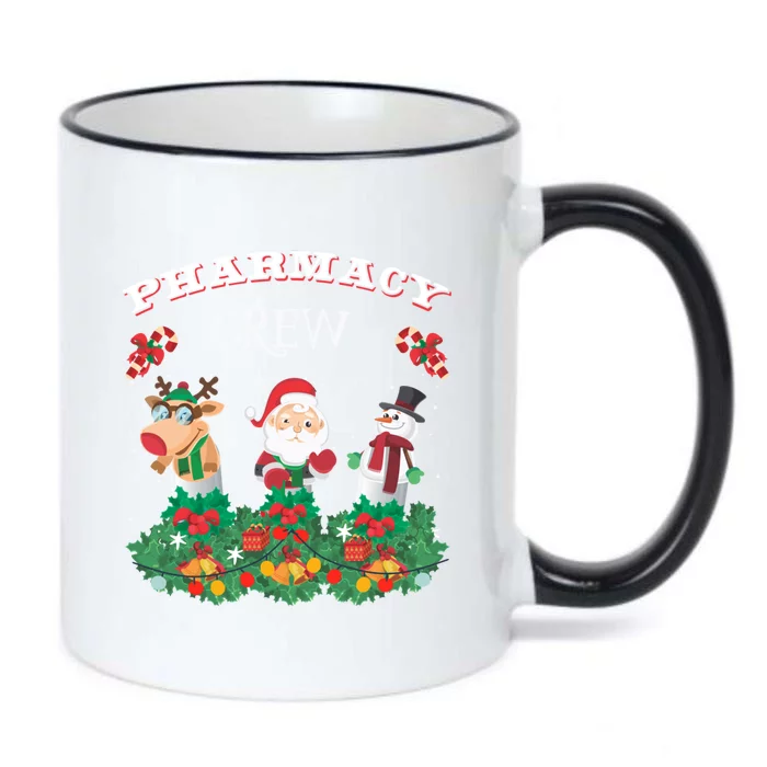 Funny Christmas Design Gift Idea Pharmacy Crew Xmas Holiday Gift Black Color Changing Mug