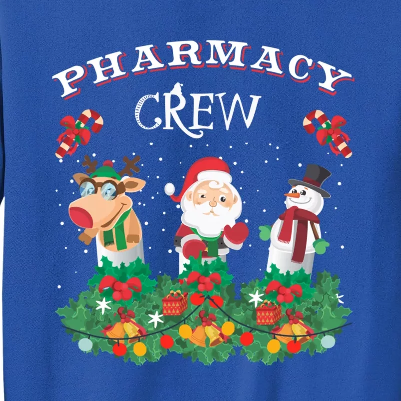 Funny Christmas Design Gift Idea Pharmacy Crew Xmas Holiday Gift Sweatshirt