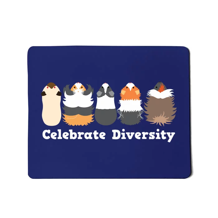 Funny Celebrate Diversity Cute Shirts For Guinea Pig Lovers Mousepad