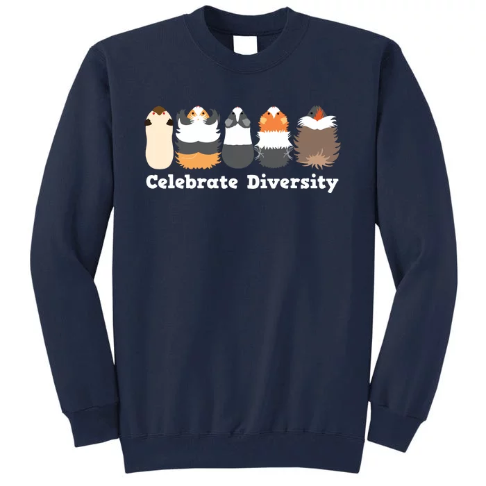 Funny Celebrate Diversity Cute Shirts For Guinea Pig Lovers Tall Sweatshirt