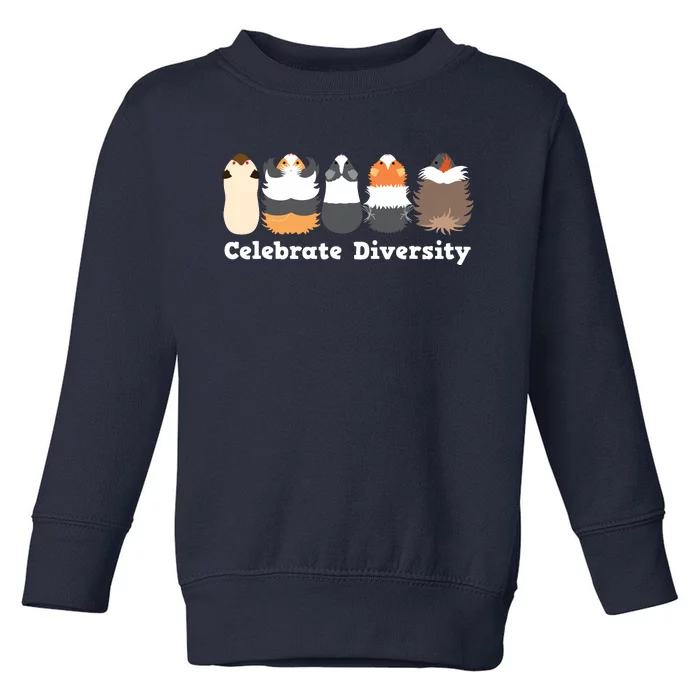 Funny Celebrate Diversity Cute Shirts For Guinea Pig Lovers Toddler Sweatshirt