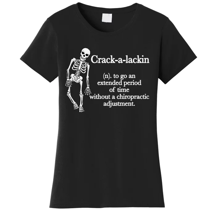 Funny Chiropractor Definition Chiropractic Women's T-Shirt