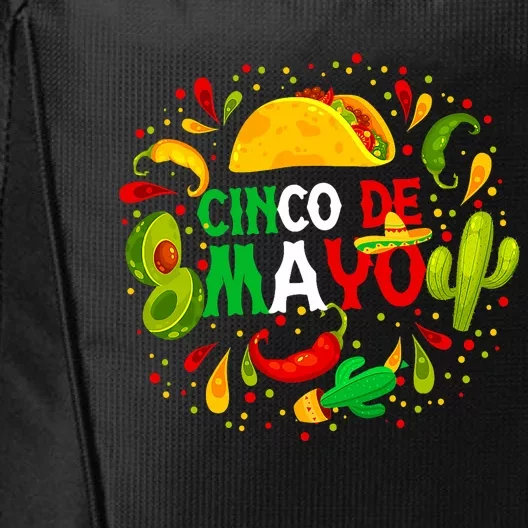 Fiesta Cinco De Mayo Party Mexican City Backpack