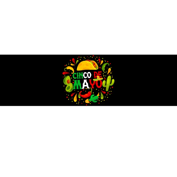 Fiesta Cinco De Mayo Party Mexican Bumper Sticker