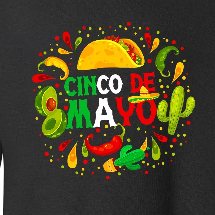 Fiesta Cinco De Mayo Party Mexican Toddler Sweatshirt