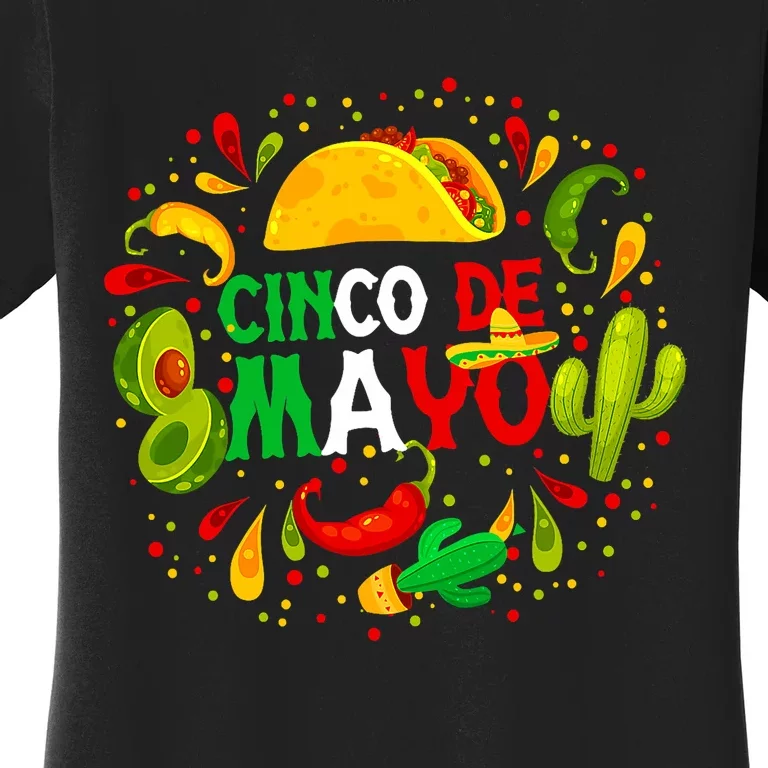 Fiesta Cinco De Mayo Party Mexican Women's T-Shirt