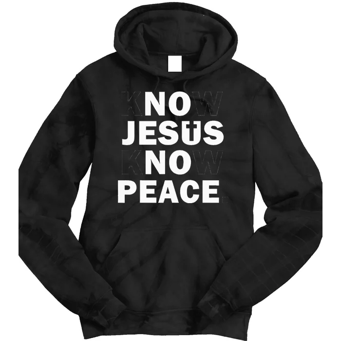 Faithful Cross Discover Peace Through Jesus Tie Dye Hoodie