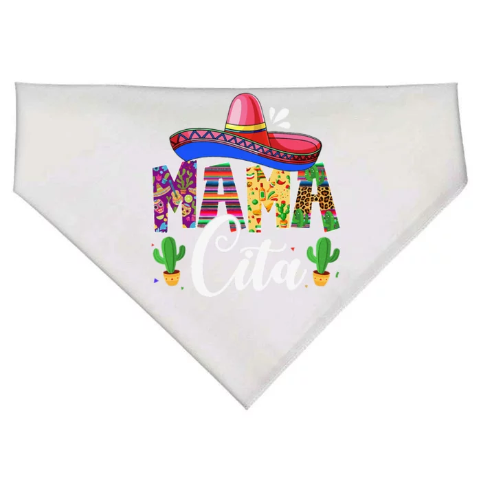 Funny Cinco De Mayo Mamacita Festival Leopard Lover USA-Made Doggie Bandana