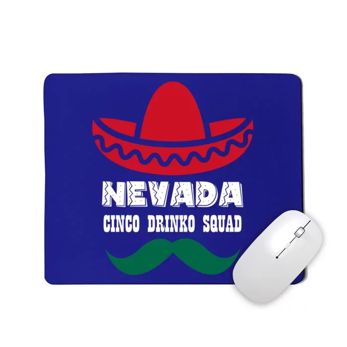 Funny Cinco De O Costume Ing Cinco De Mayo Nevada Gift Mousepad