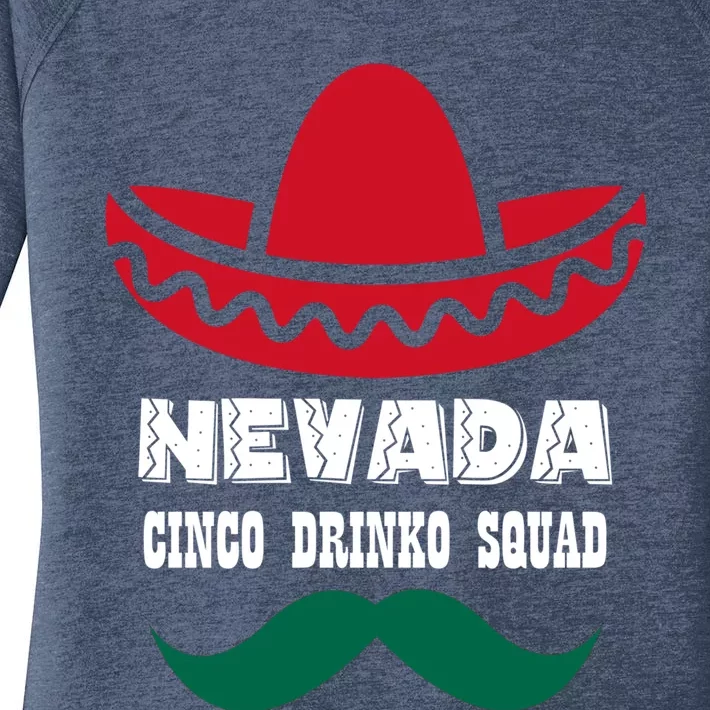 Funny Cinco De O Costume Ing Cinco De Mayo Nevada Gift Women's Perfect Tri Tunic Long Sleeve Shirt