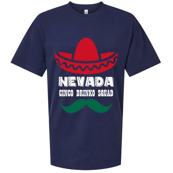 Funny Cinco De O Costume Ing Cinco De Mayo Nevada Gift Sueded Cloud Jersey T-Shirt