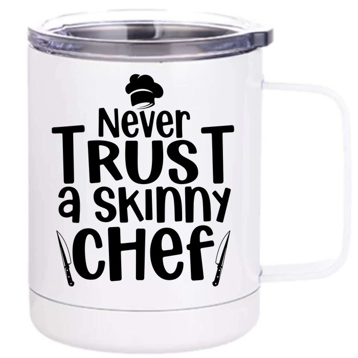 Funny Chef Design For Men Women Culinary Chef Cook Cooking Front & Back 12oz Stainless Steel Tumbler Cup