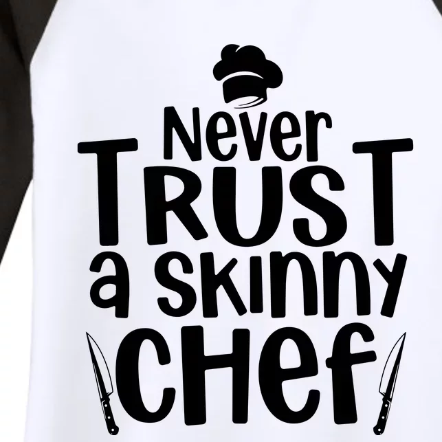 Funny Chef Design For Men Women Culinary Chef Cook Cooking Women's Tri-Blend 3/4-Sleeve Raglan Shirt