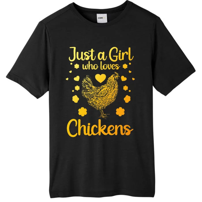 Funny Chicken Design For Mom Chicken Lover ChromaSoft Performance T-Shirt