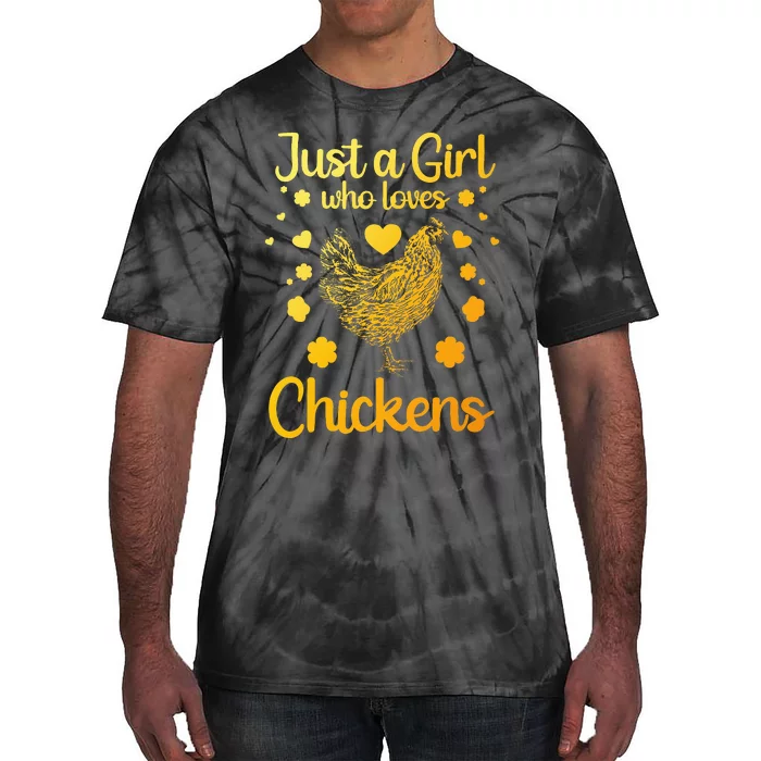 Funny Chicken Design For Mom Chicken Lover Tie-Dye T-Shirt