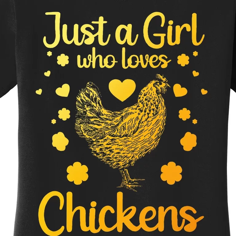 Funny Chicken Design For Mom Chicken Lover Women's T-Shirt