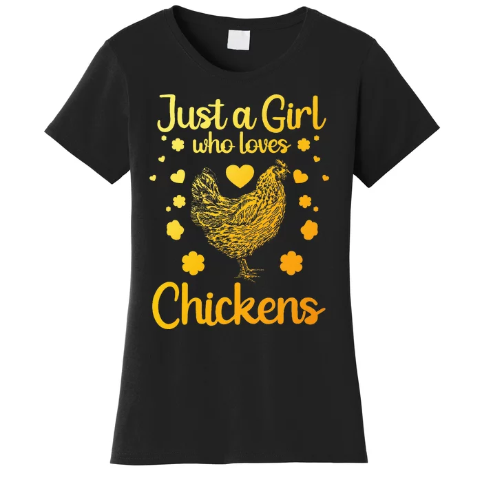 Funny Chicken Design For Mom Chicken Lover Women's T-Shirt