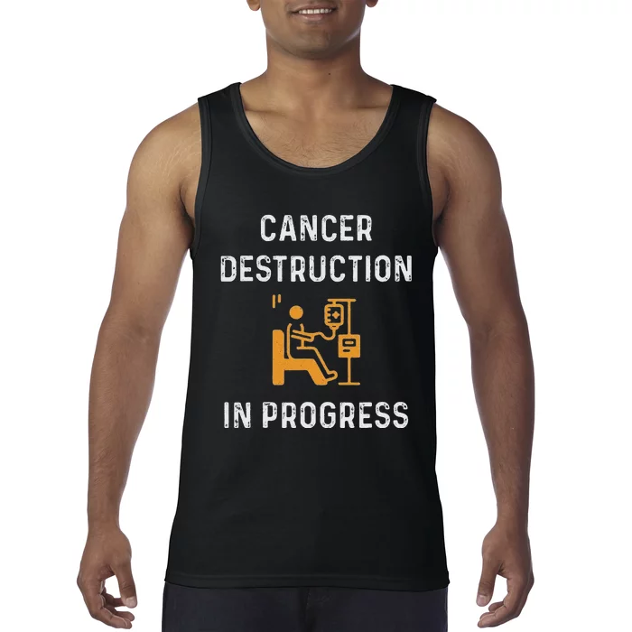 Fighting Cancer Destruction In Progress Tank Top