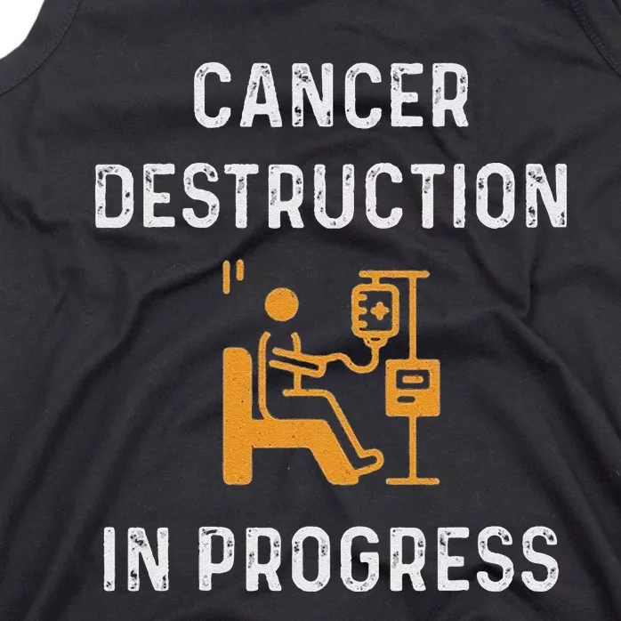 Fighting Cancer Destruction In Progress Tank Top