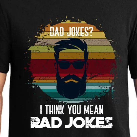 Funny Cringe Dad Puns Rad Jokes Fathers Day Gift Dad Jokes Gift Pajama Set