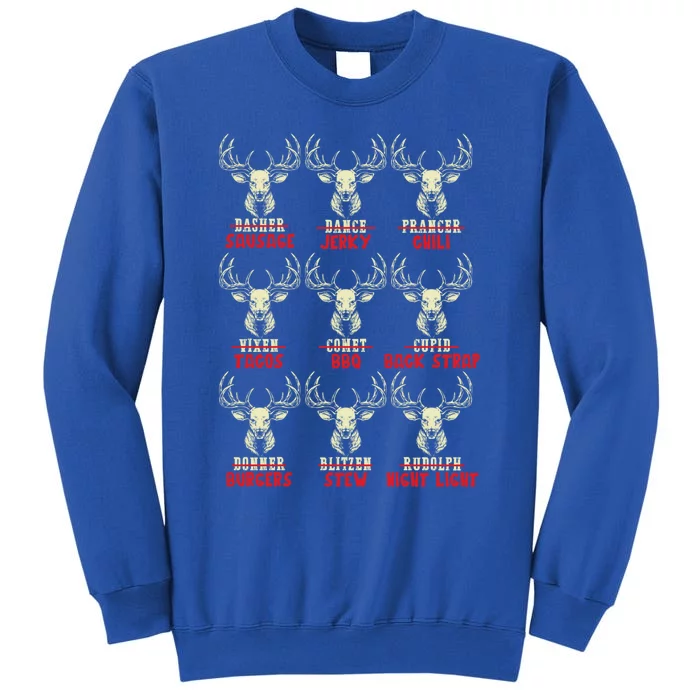 Funny Christmas Deer Bow Hunting Santa Hunter Gift Tall Sweatshirt