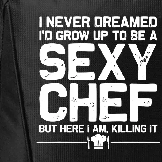 Funny Chef Design Men Women Sexy Cooking Novelty Culinary City Backpack