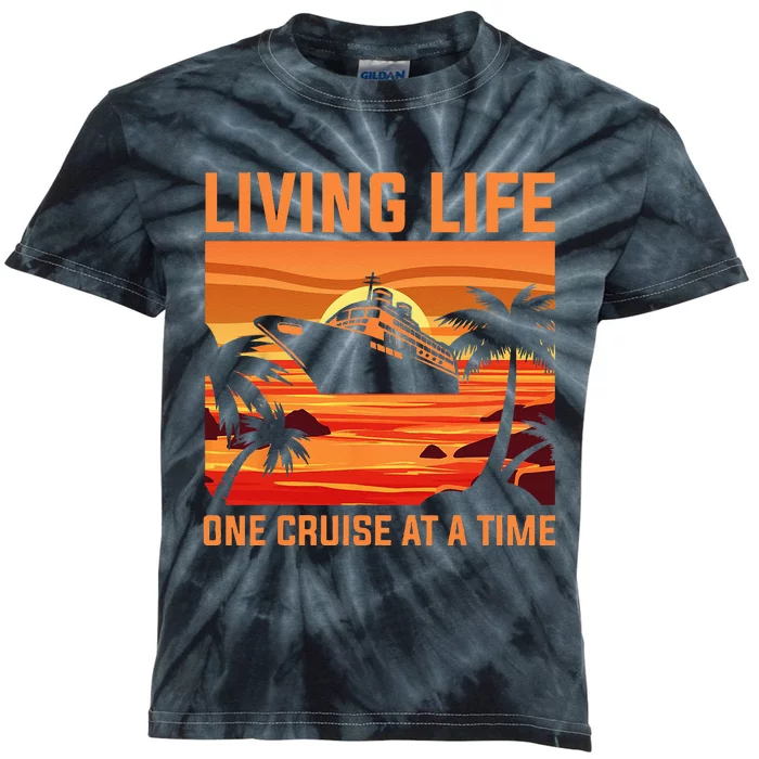 Funny Cruising Designs Men Women Cruise Ship Cruising Lovers Kids Tie-Dye T-Shirt