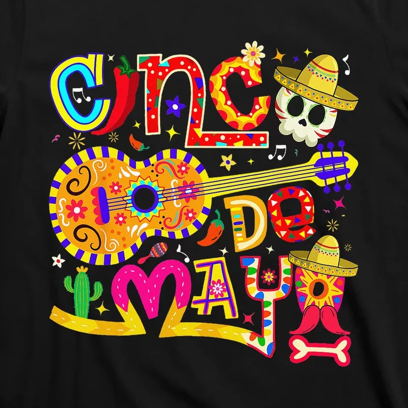 Funny Cinco De Mayo Mexican Fiesta 5 De Mayo T-Shirt