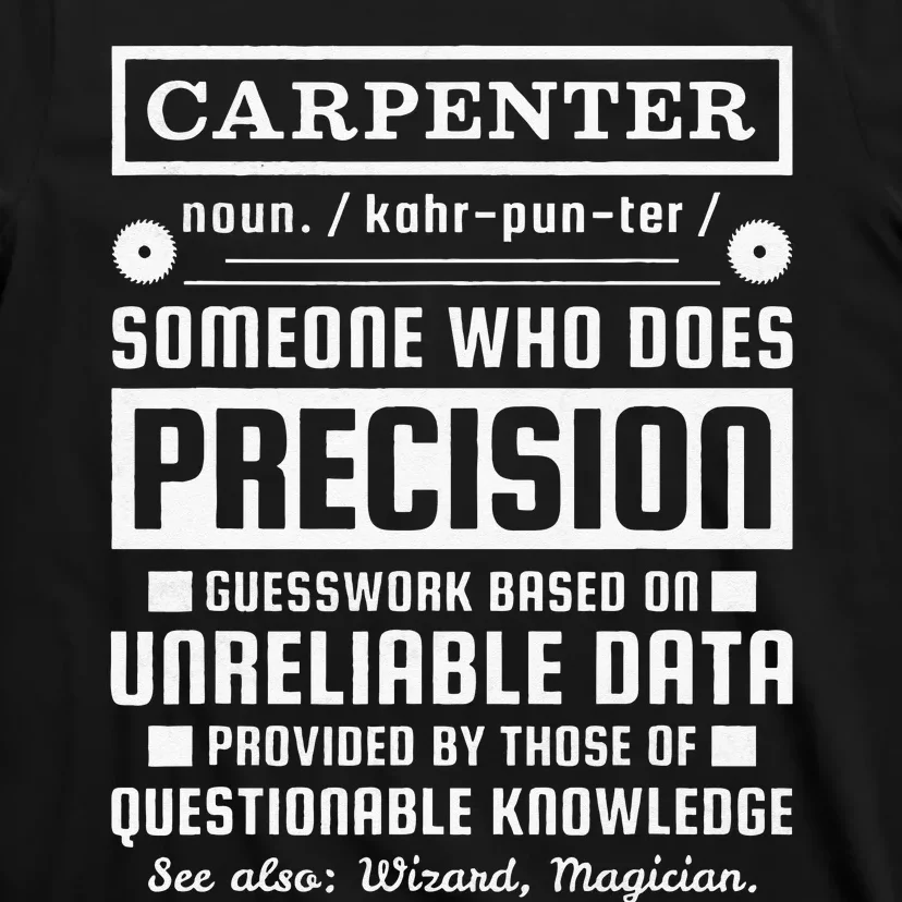 Funny Carpenter Definition T-Shirt