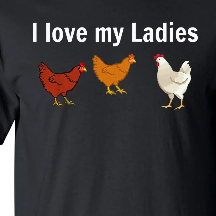 Funny Chicken Design Chicken Farmers Tall T-Shirt