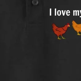 Funny Chicken Design Chicken Farmers Dry Zone Grid Performance Polo