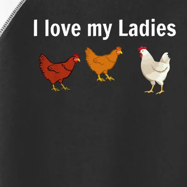 Funny Chicken Design Chicken Farmers Toddler Fine Jersey T-Shirt