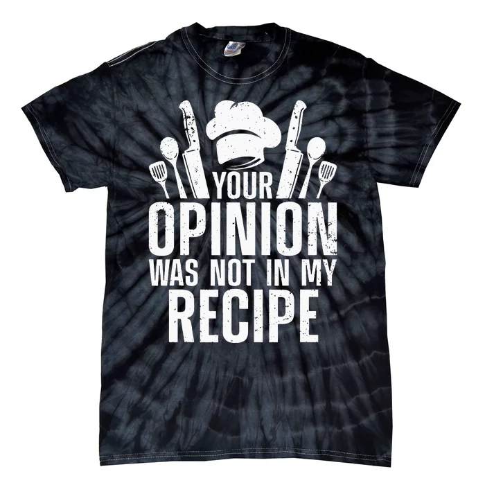 Funny Chef Design For Cooking Lover Culinary Cook Tie-Dye T-Shirt