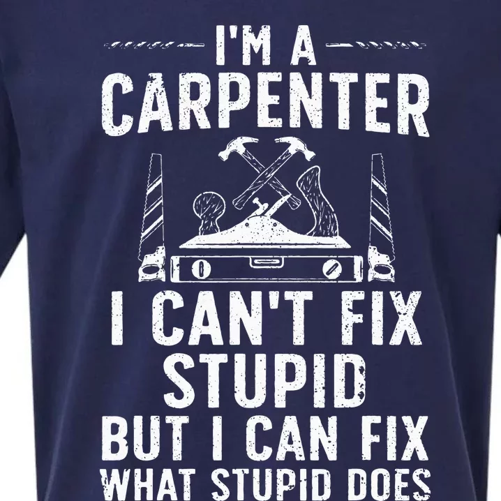 Funny Carpentry Design For Carpenter Wo Woodworking Sueded Cloud Jersey T-Shirt