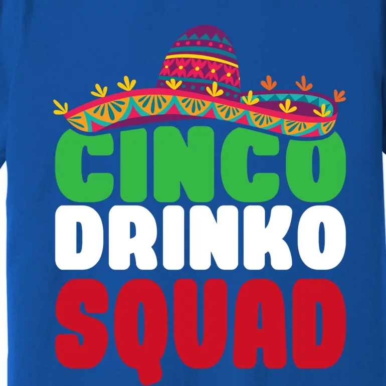 Funny Cinco De Mayo Cinco O Squad Mexican Fiesta Gift Premium T-Shirt