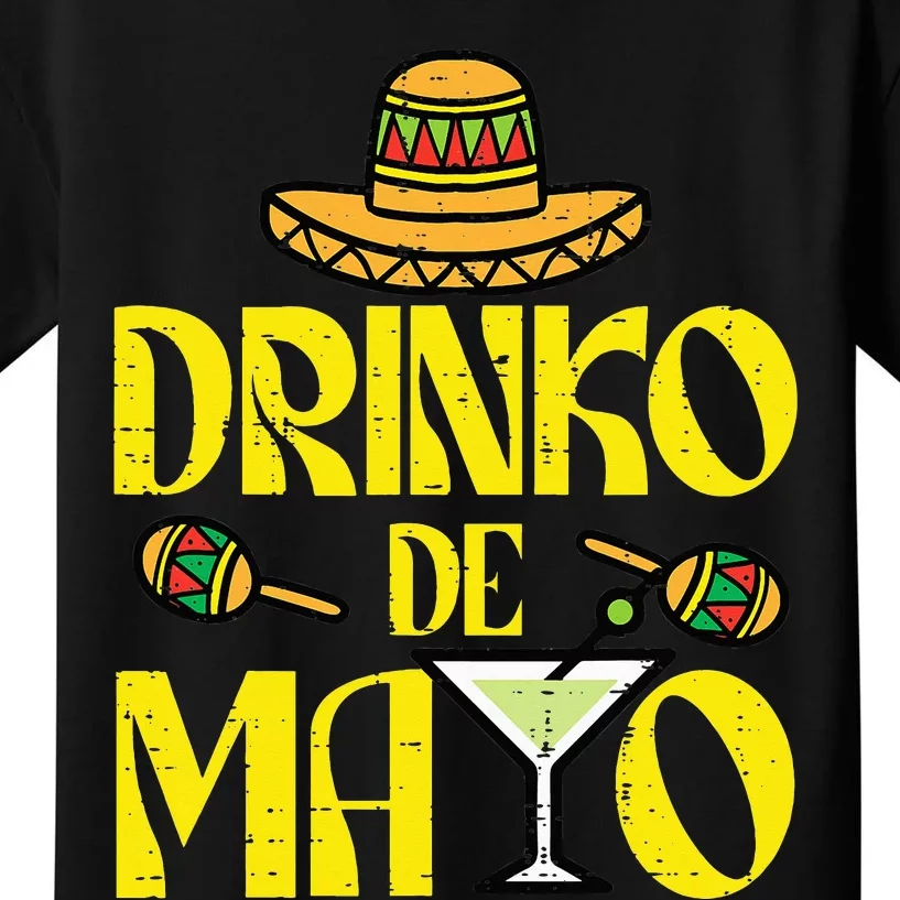 Funny Cinco De Mayo Mexican Fiesta Party Kids T-Shirt