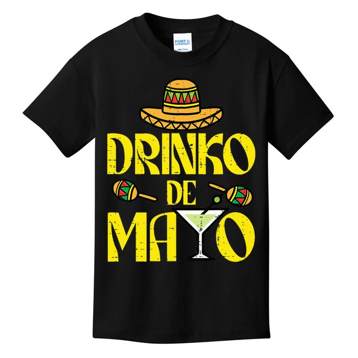 Funny Cinco De Mayo Mexican Fiesta Party Kids T-Shirt