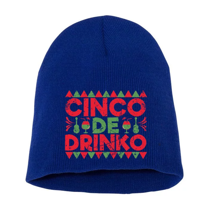 Funny Cinco De Mayo Mexican Cinco De O Great Gift Short Acrylic Beanie