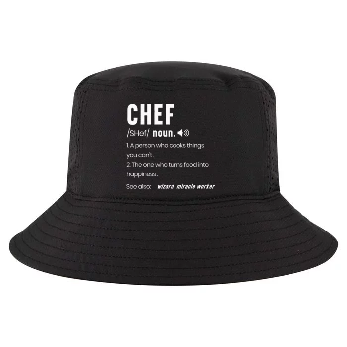 Funny Chef Description Culinary Cooking Baking Whisk Taker Cool Comfort Performance Bucket Hat