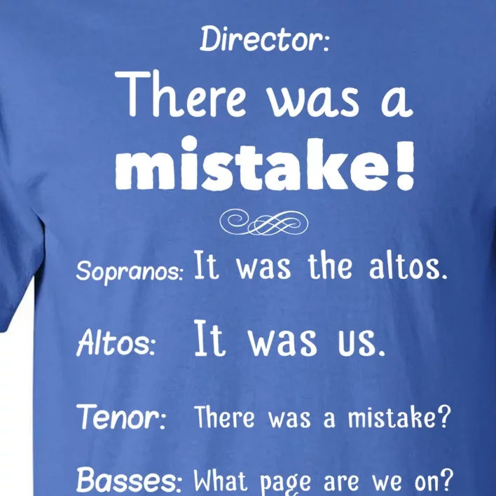 Funny Choir Director Soprano Alto Tenor Bass Gift Tall T-Shirt