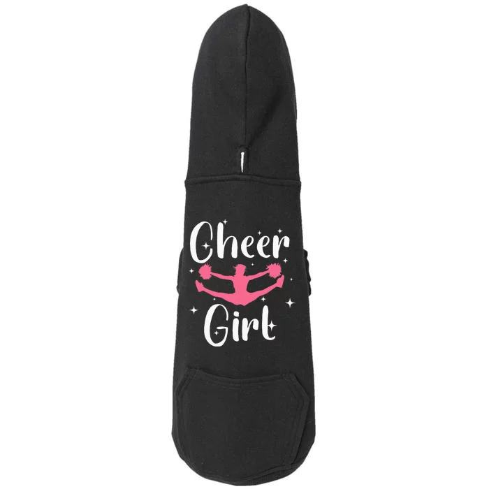 Funny Cheerleader Design For Cheerleading Doggie 3-End Fleece Hoodie