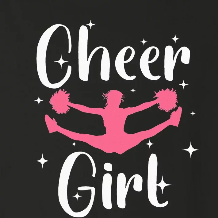 Funny Cheerleader Design For Cheerleading Toddler Long Sleeve Shirt