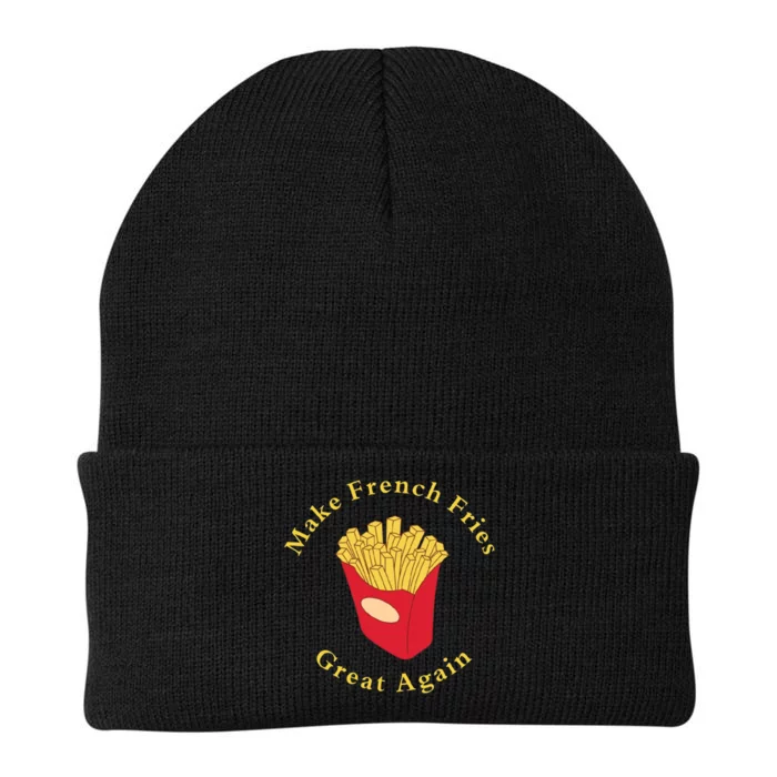 Funny Conservative Donald Trump Make French Fries Great Again Knit Cap Winter Beanie