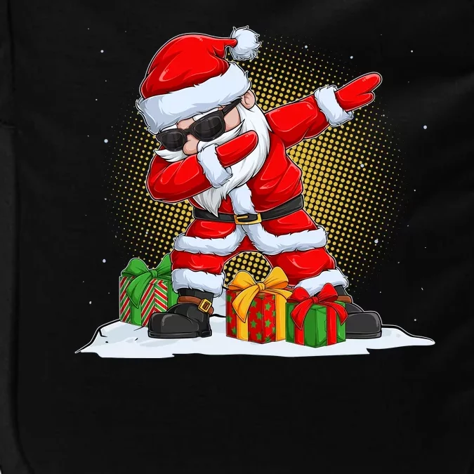 Funny Christmas Dabbing Santa Claus Impact Tech Backpack